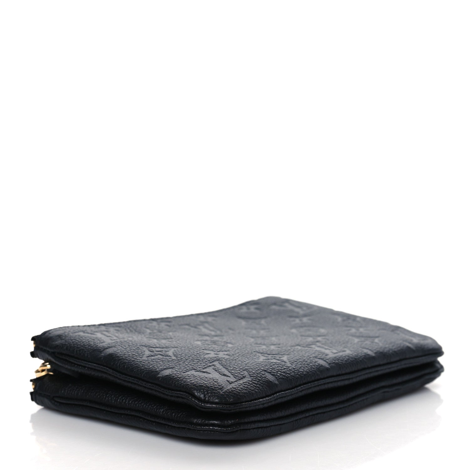 Louis Vuitton Empreinte Double Zip Pochette Black 4 of 10