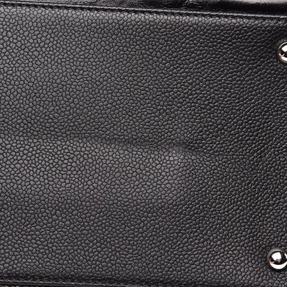 Chanel Glazed Calfskin Large Deauville Tote Black 9 of 11