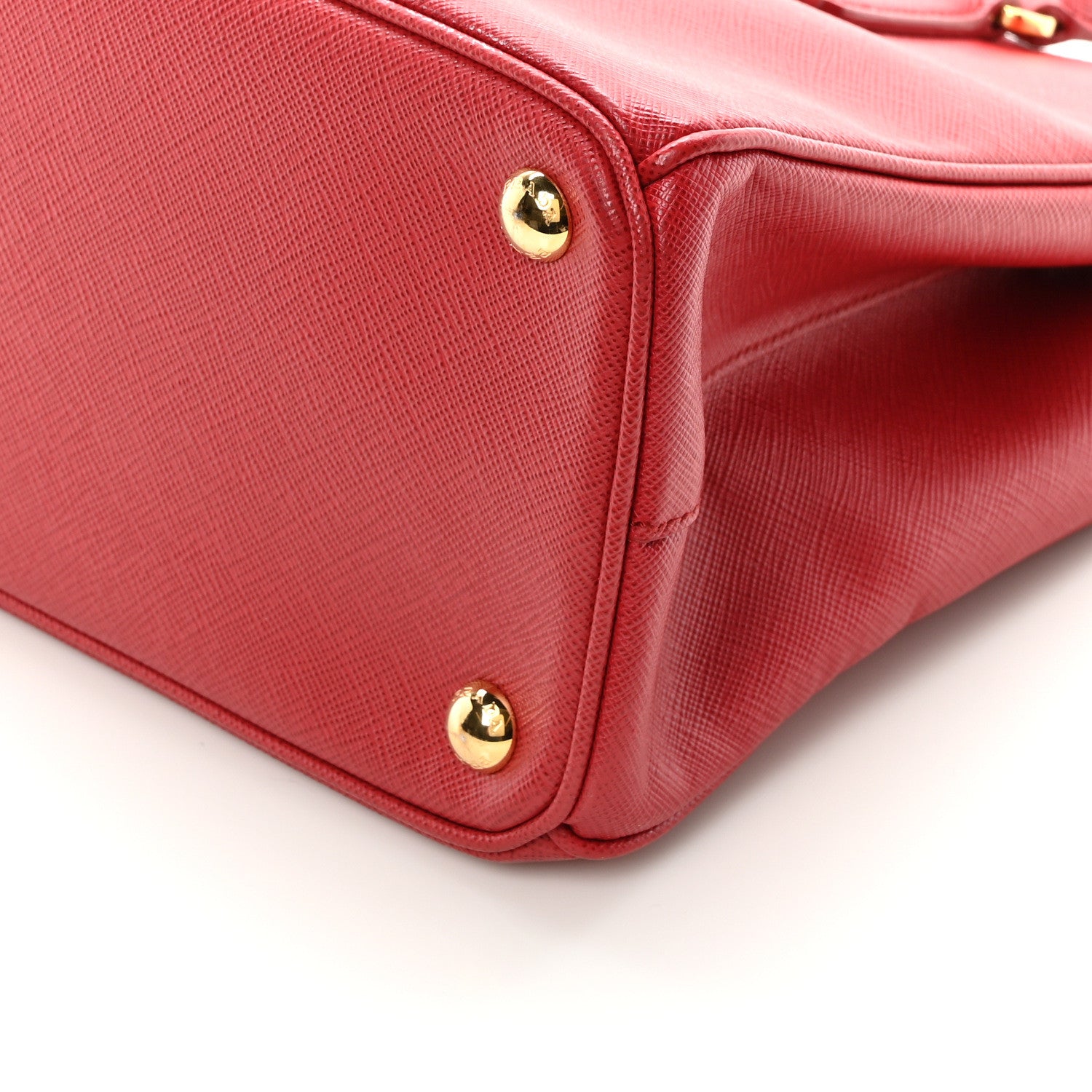 Prada Saffiano Small Galleria Double Zip Tote Fuoco 9 of 9