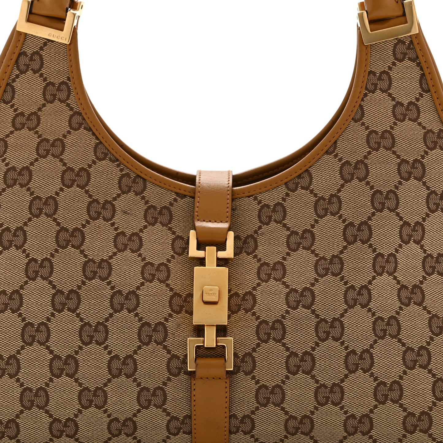 Monogram Small Bardot Bag Brown