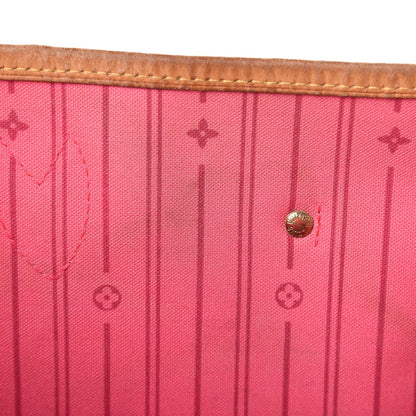 Louis Vuitton Monogram Roses Neverfull MM 12 of 15