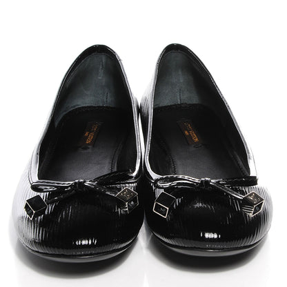 Louis Vuitton Epi Electric Debbie Ballerina Flats 37.5 Black 2 of 7