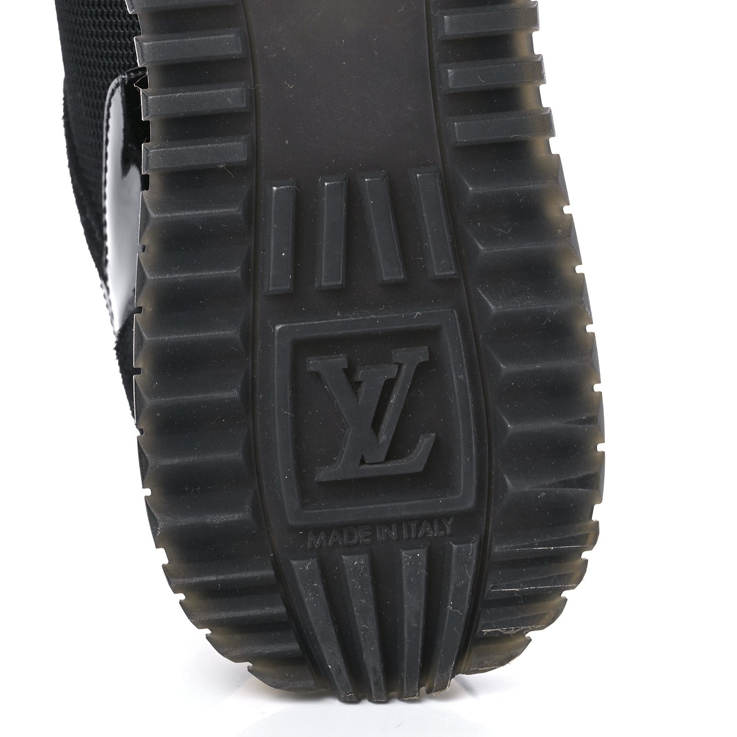 Louis Vuitton Suede Monogram Run Away Sneakers 36 Black 6 of 8