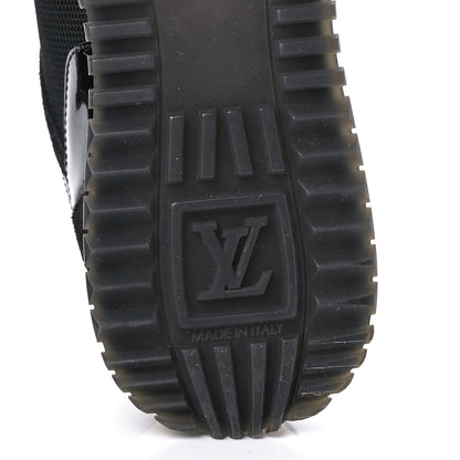 Louis Vuitton Suede Monogram Run Away Sneakers 36 Black 6 of 8