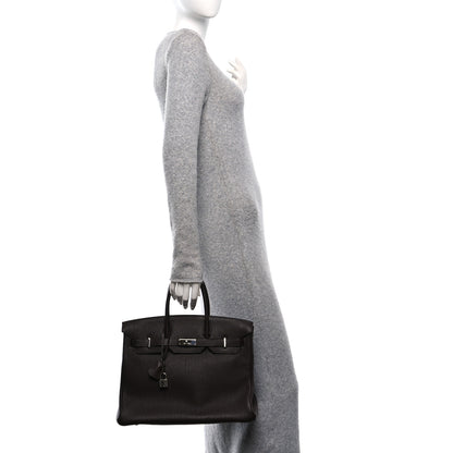 Hermes Togo Birkin 35 Chocolate 2 of 11