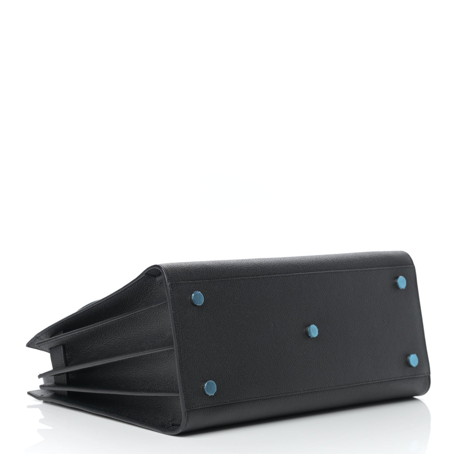 Saint Laurent Grained Calfskin Small Sac De Jour Black 4 of 9