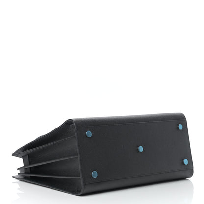 Saint Laurent Grained Calfskin Small Sac De Jour Black 4 of 9