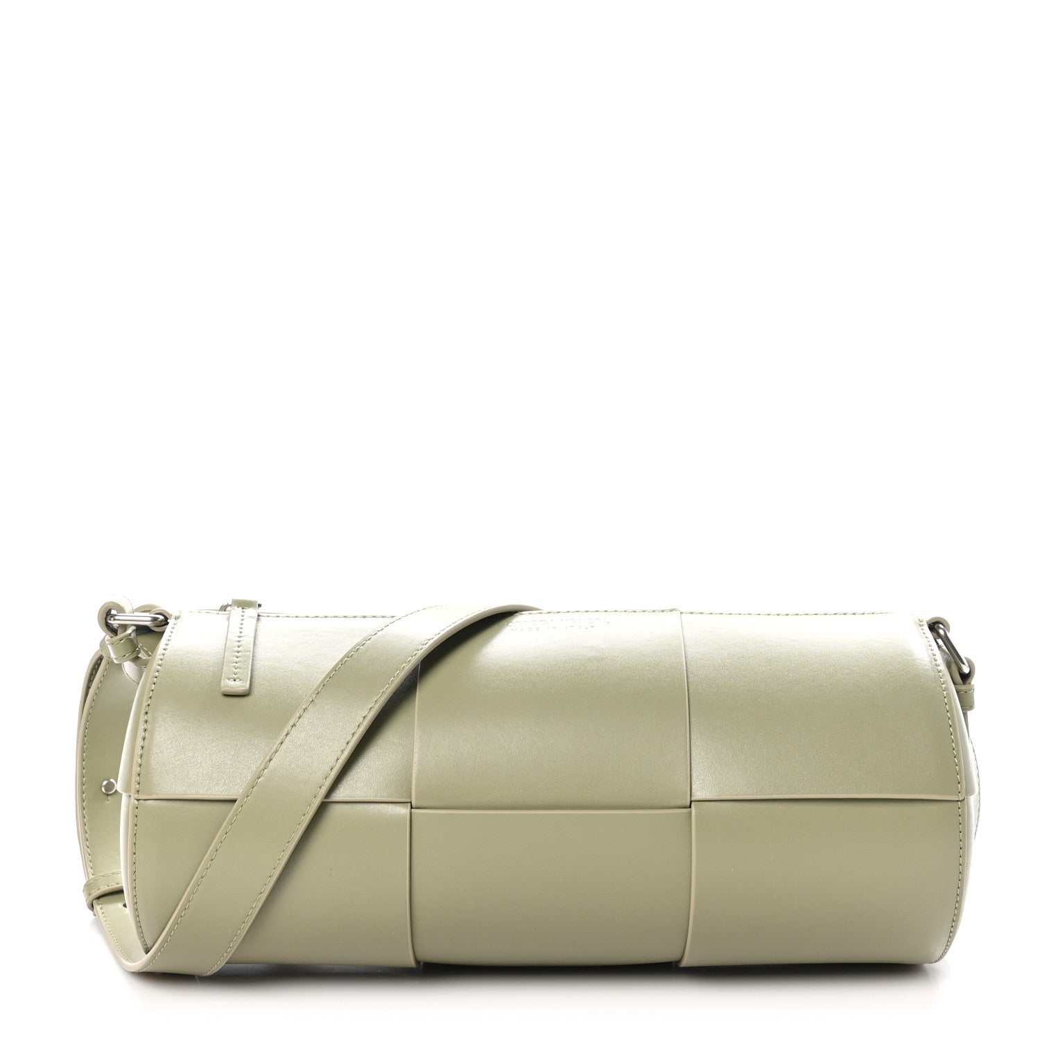 Bottega Veneta Calfskin Maxi Intreccio Medium Canette Crossbody Bag Green 1 of 9