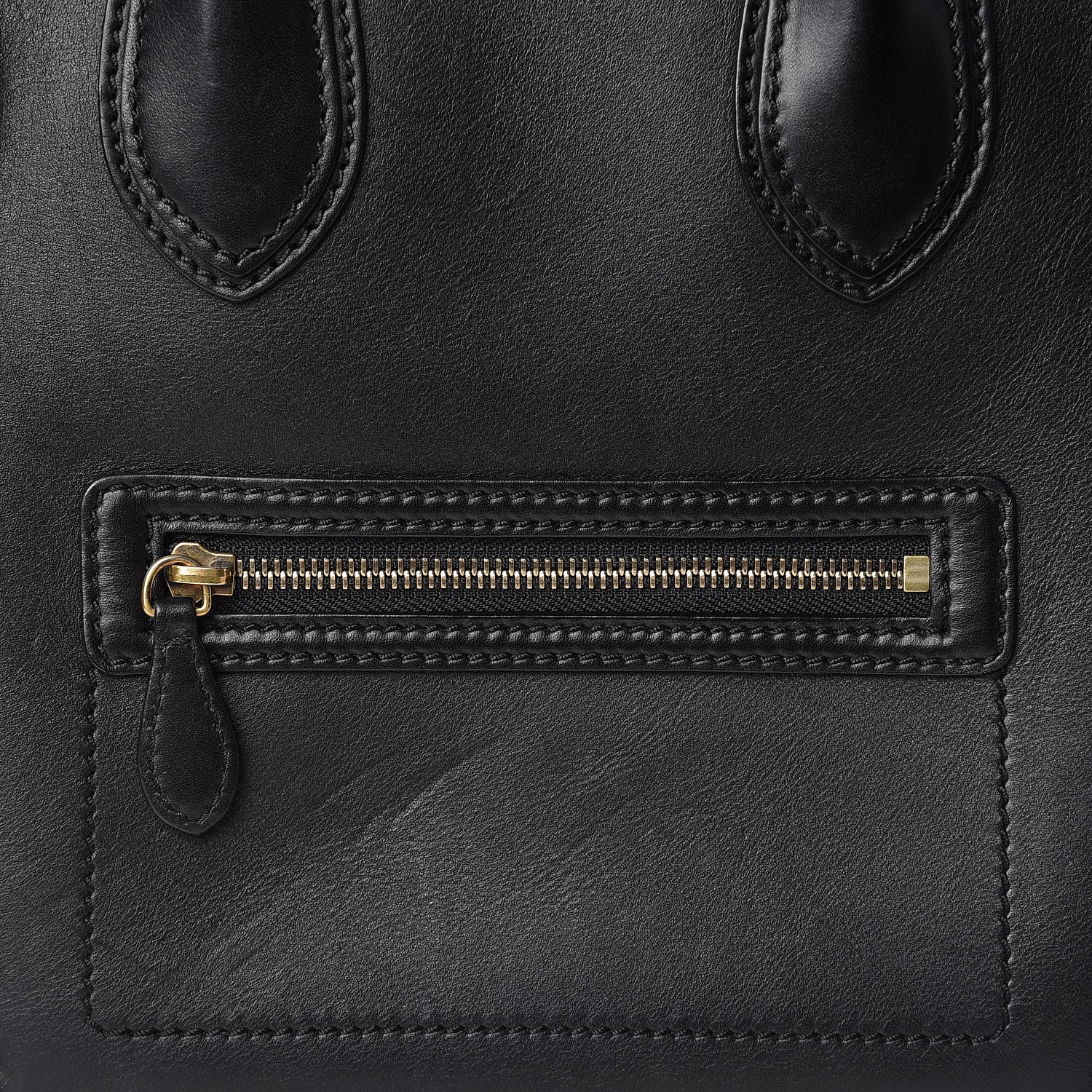 Celine Smooth Calfskin Mini Luggage Black 6 of 20