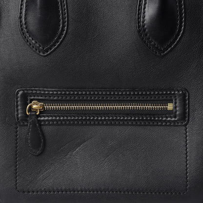Celine Smooth Calfskin Mini Luggage Black 6 of 20