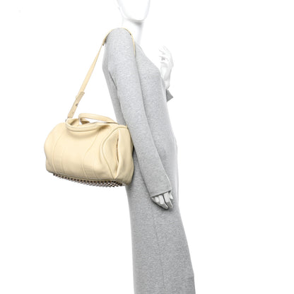 Alexander Wang Pebbled Lambskin Rocco Soft Meringue Pale Gold Hardware 2 of 9