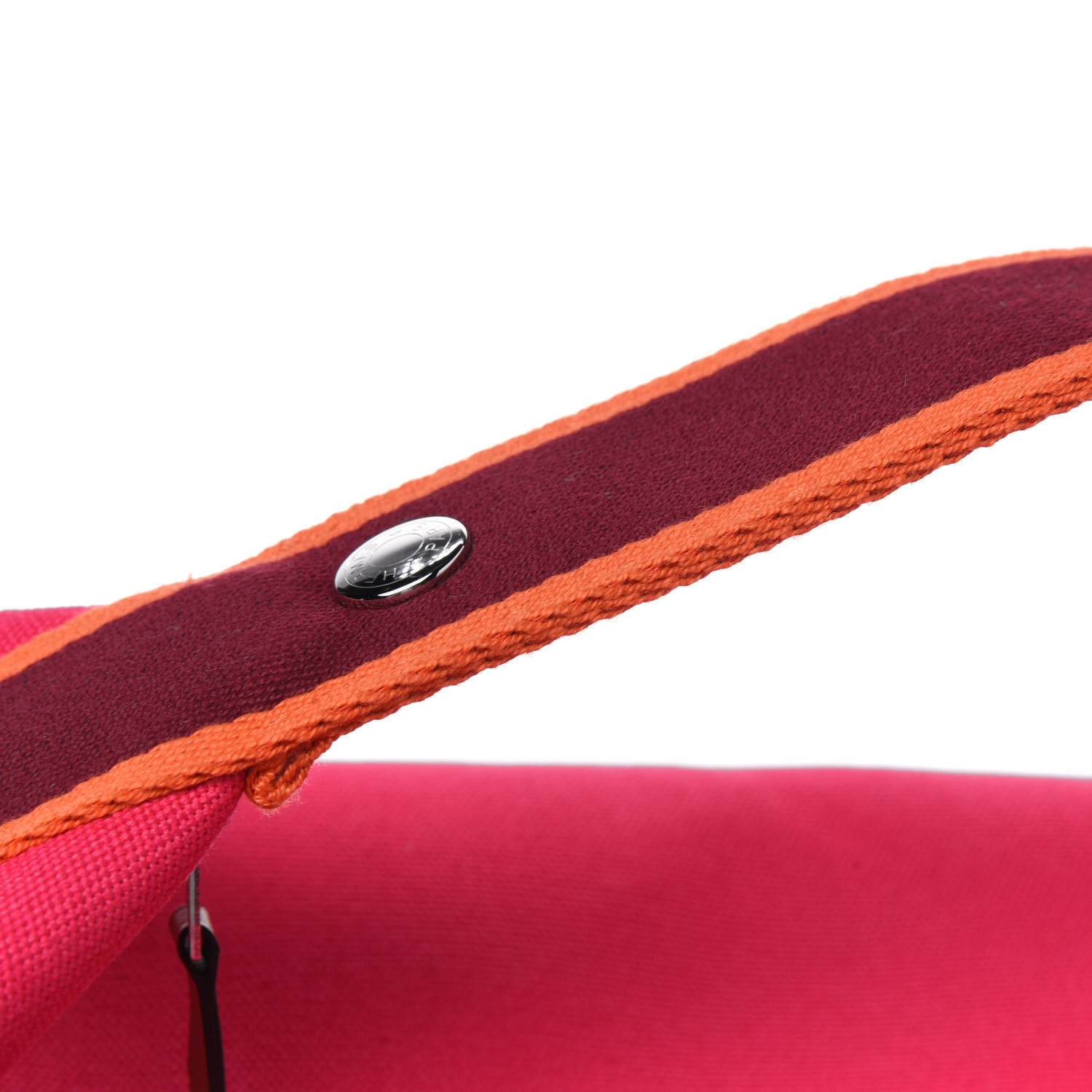 Hermes Canvas Small Bride-A-Brac Pouch Hibiscus 12 of 13