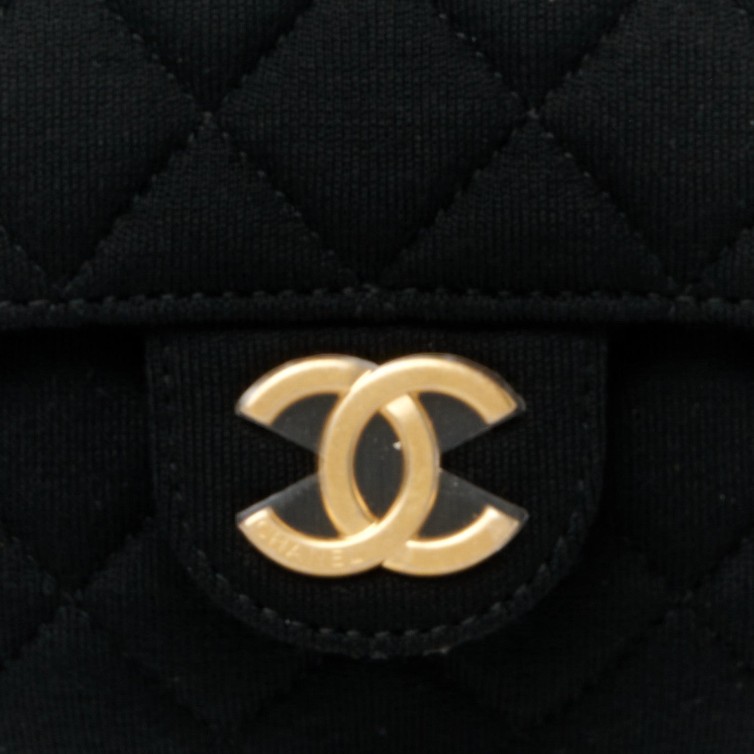 Chanel Jersey Quilted Small Wavy CC Hobo Black 8 of 11