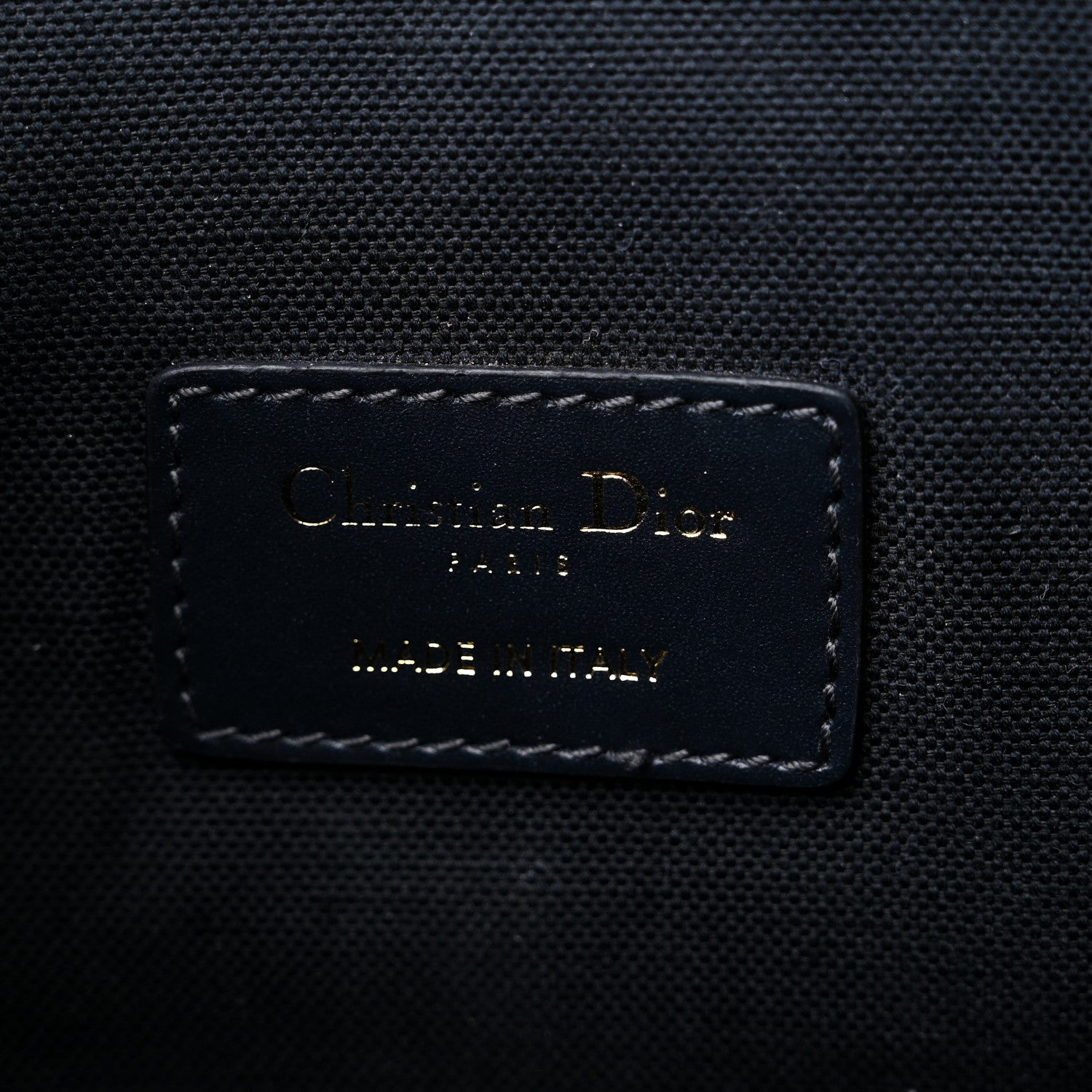 Christian Dior Oblique Calfskin Medium C'est Dior Bucket Bag Blue 6 of 12