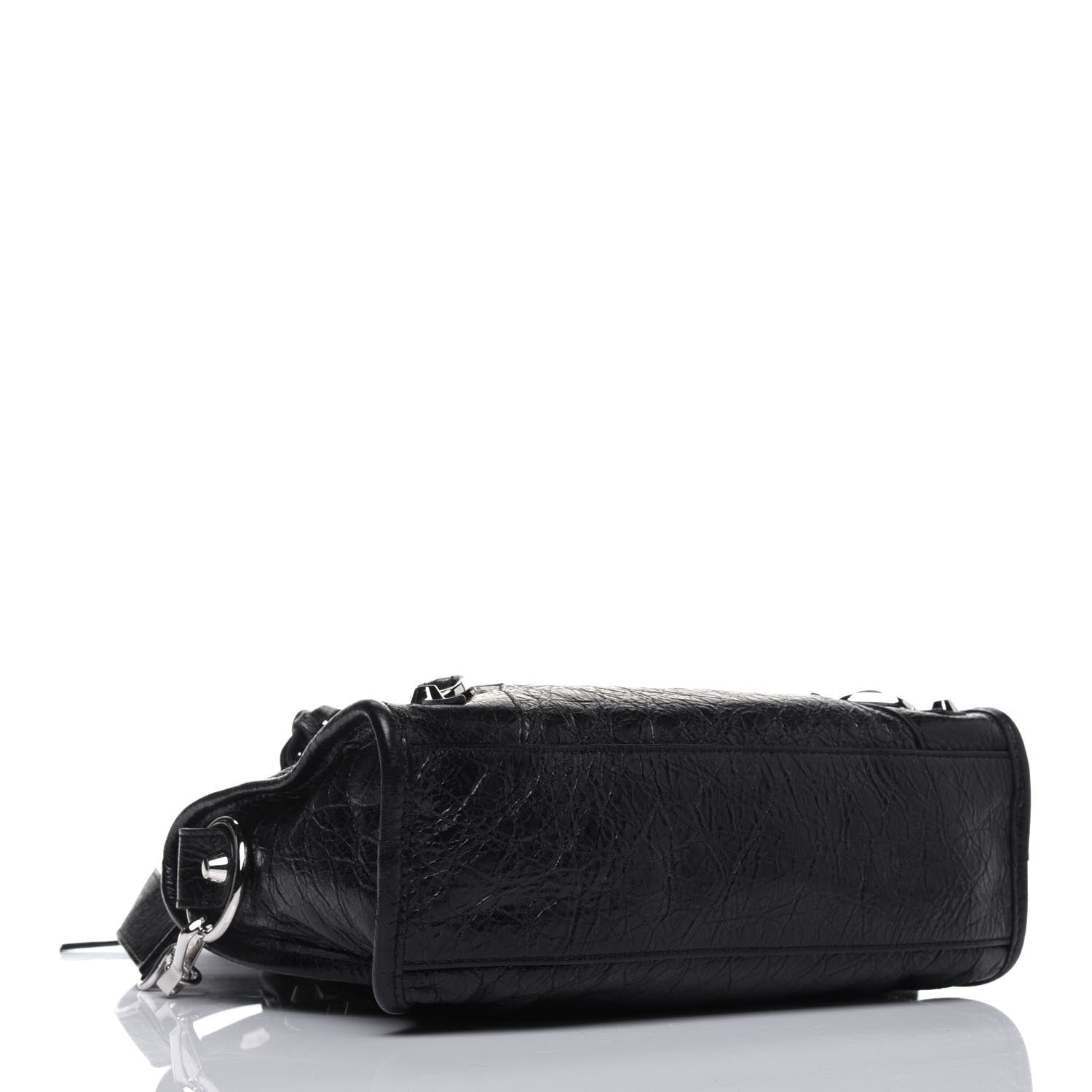 Balenciaga Agneau Classic Silver Hardware Mini City Black 5 of 21