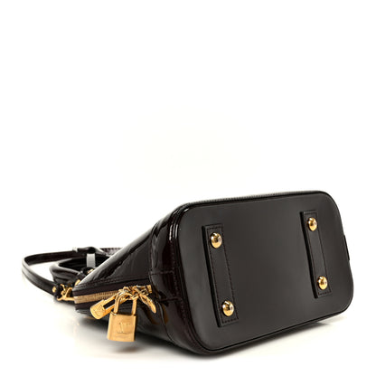 Louis Vuitton Vernis Alma BB Amarante 4 of 10