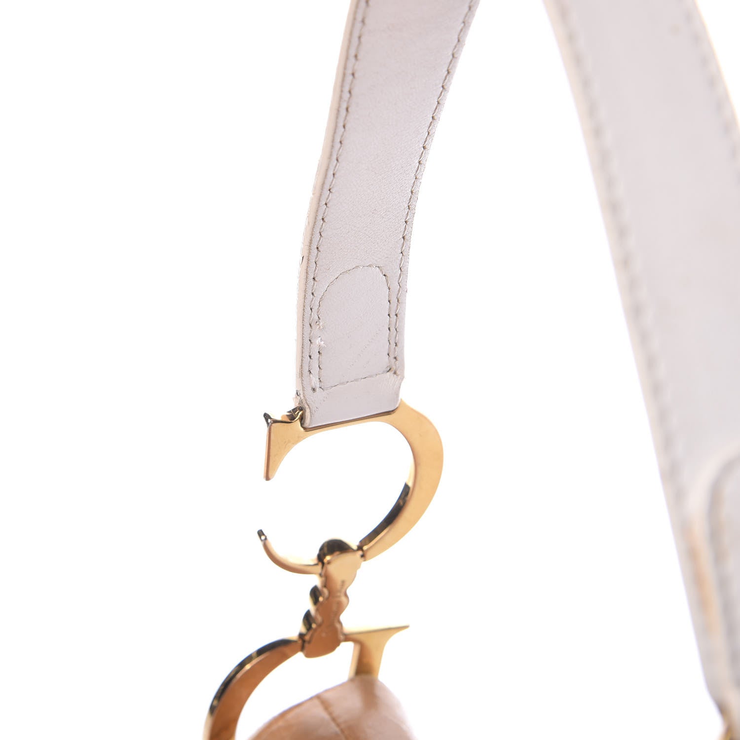 Christian Dior Calfskin Saddle Bag Brown 25 of 52