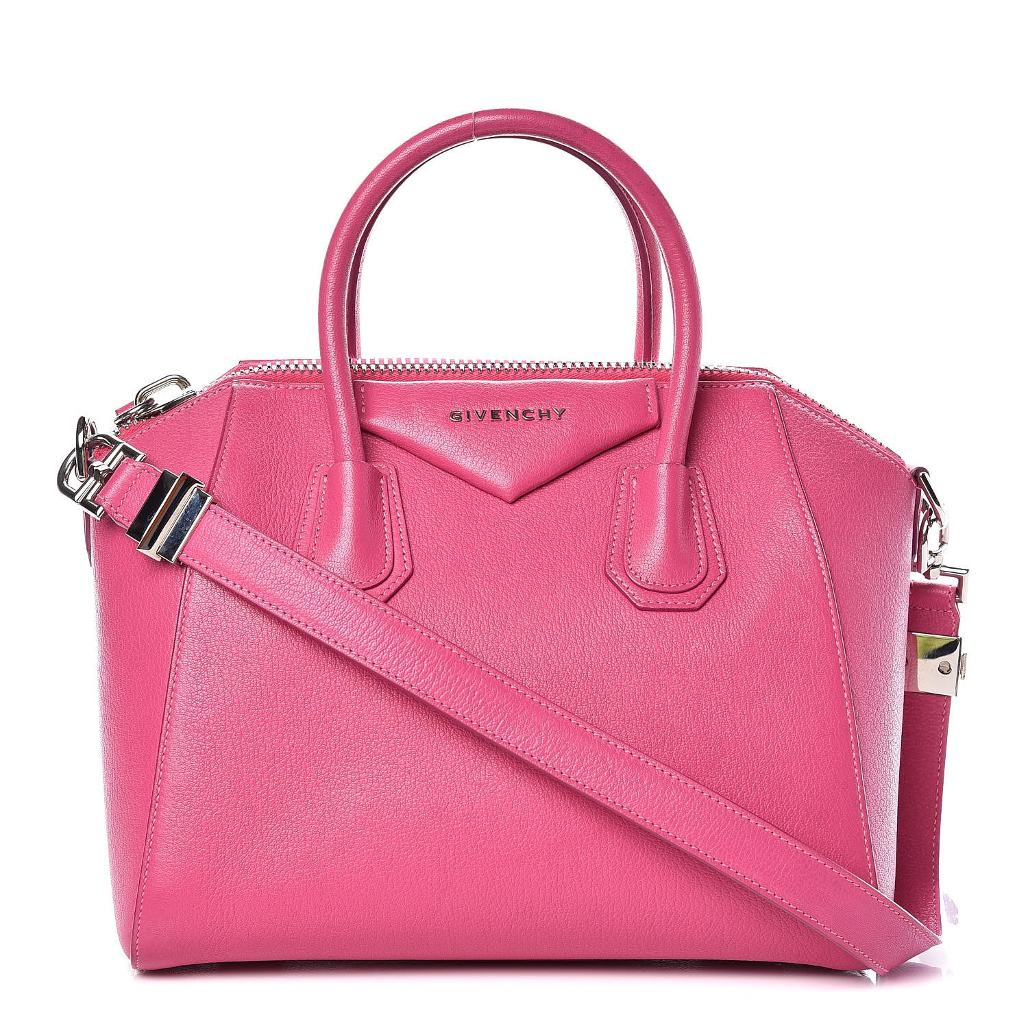 Givenchy Sugar Goatskin Small Antigona Fuchsia 1 of 22