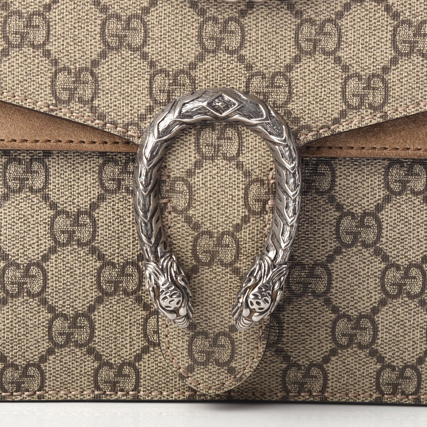 GG Supreme Monogram Mini Dionysus Shoulder Bag Taupe