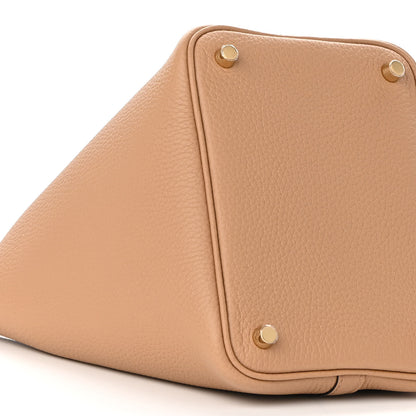 Hermes Taurillon Clemence Picotin Lock 18 PM Chai 8 of 9