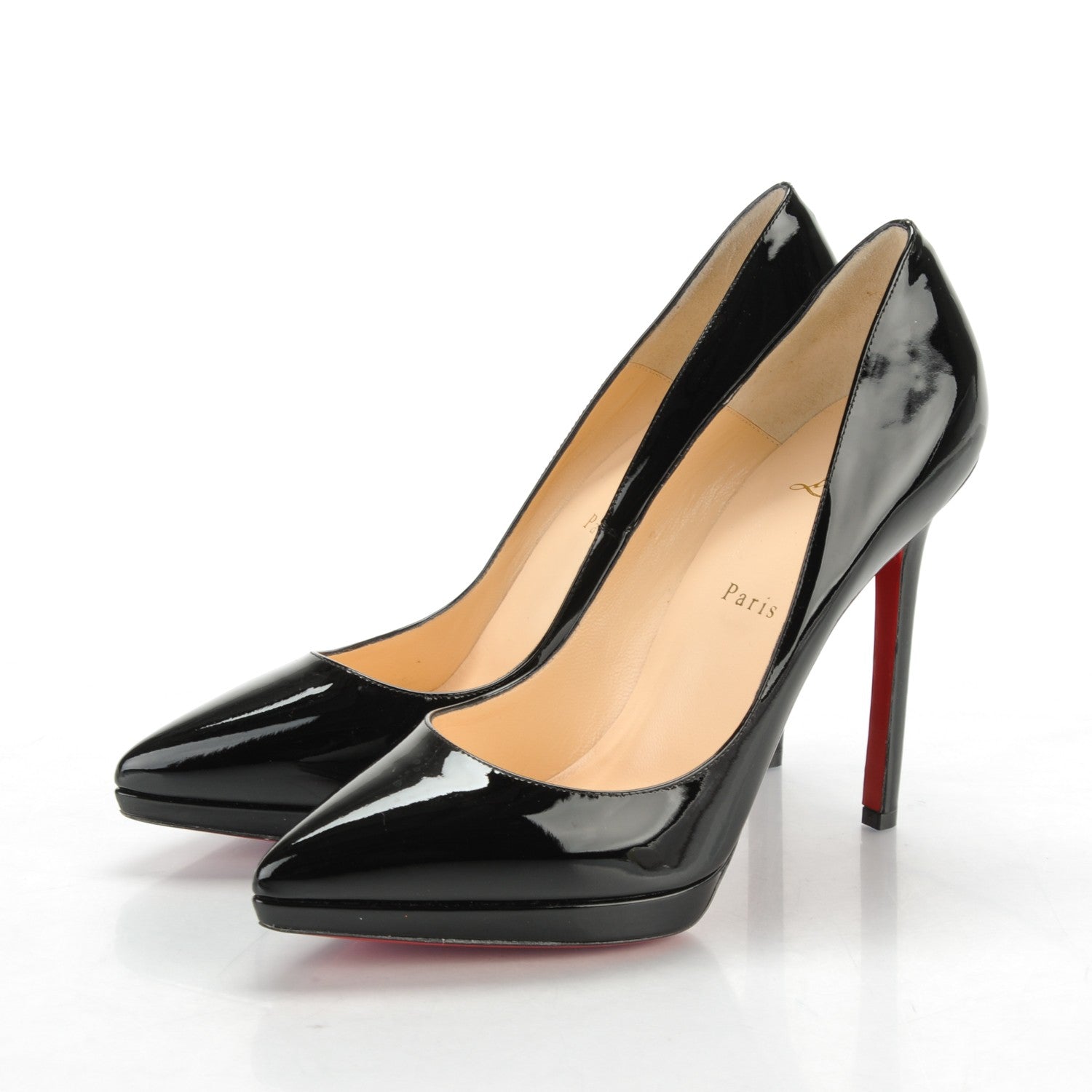Christian Louboutin Patent Pigalle Plato 120 Pumps 39.5 Black 3 of 6