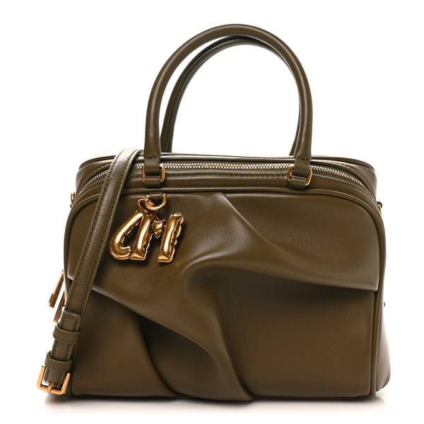 Marc Jacobs Lambskin Small The Wave Bag Olive 1850486 – FASHIONPHILE