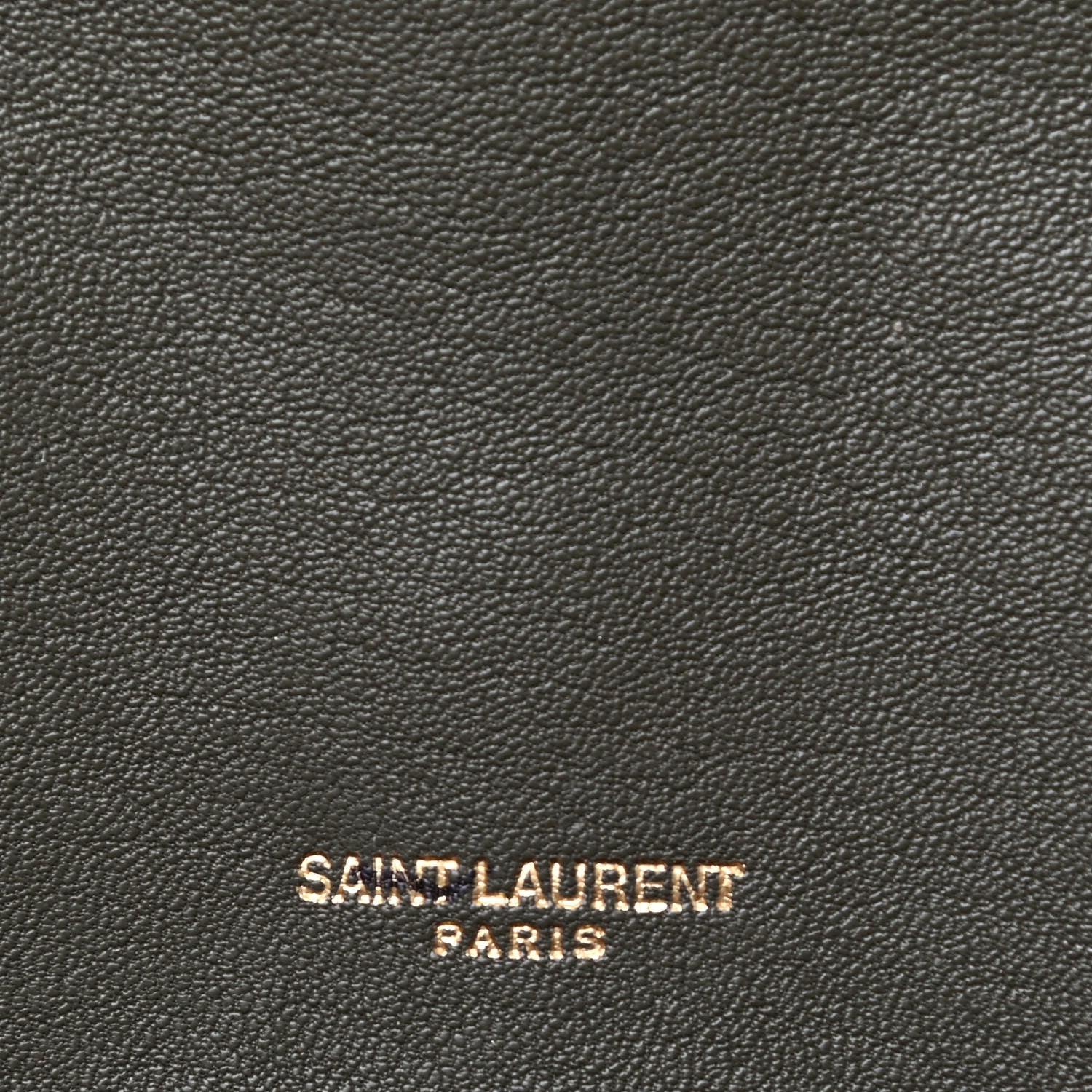Saint Laurent Sheepskin Matelasse Chevron Monogram Medium College Bag Military Green 6 of 10