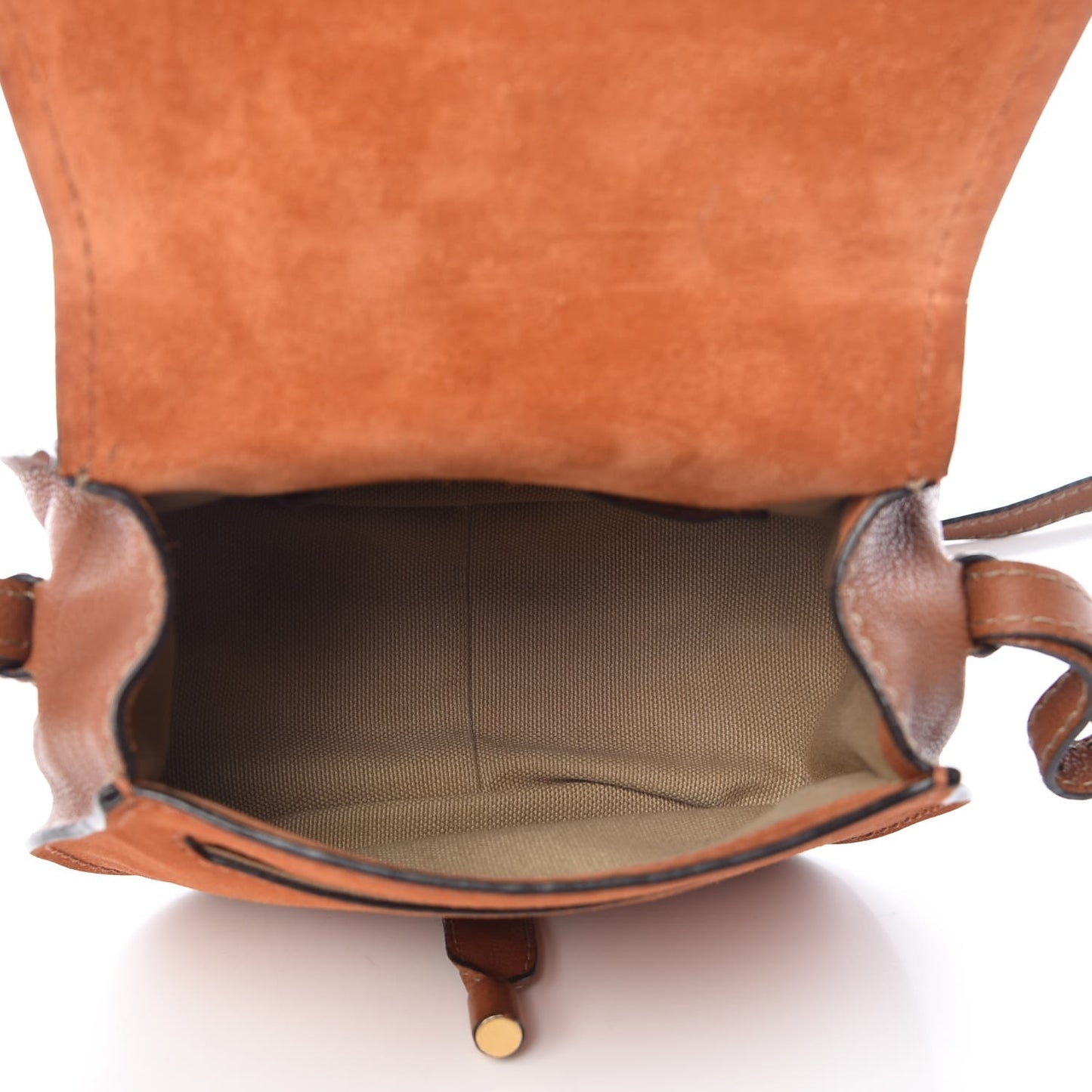 Calfskin Mini Marcie Nude Crossbody Bag Classic Tobacco