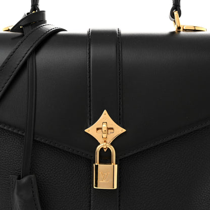 Louis Vuitton Grained Smooth Calfskin Rose Des Vents MM Black 7 of 11