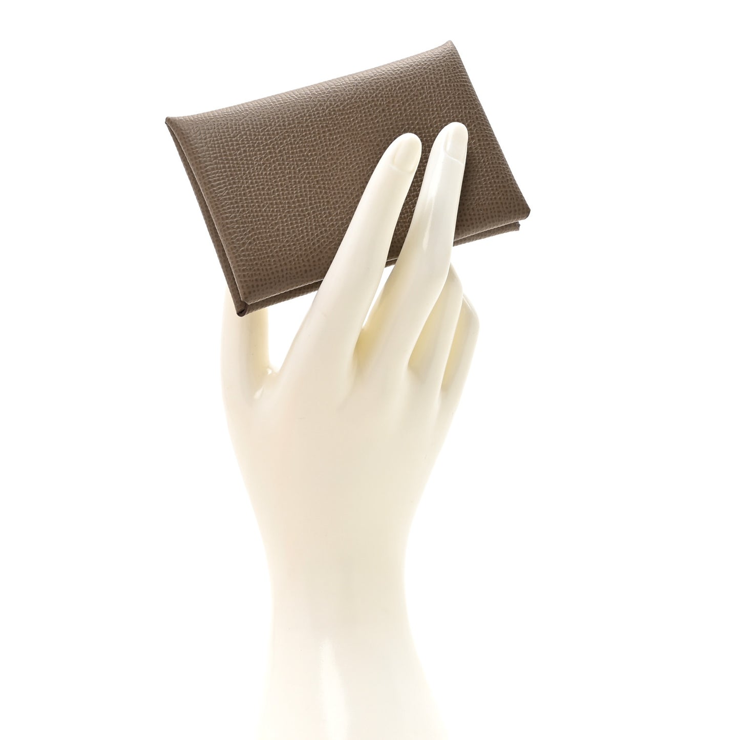 Epsom Calvi Card Case Etoupe
