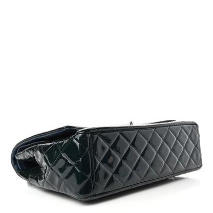 Chanel Patent Quilted Maxi Double Flap Navy Blue 3 of 6