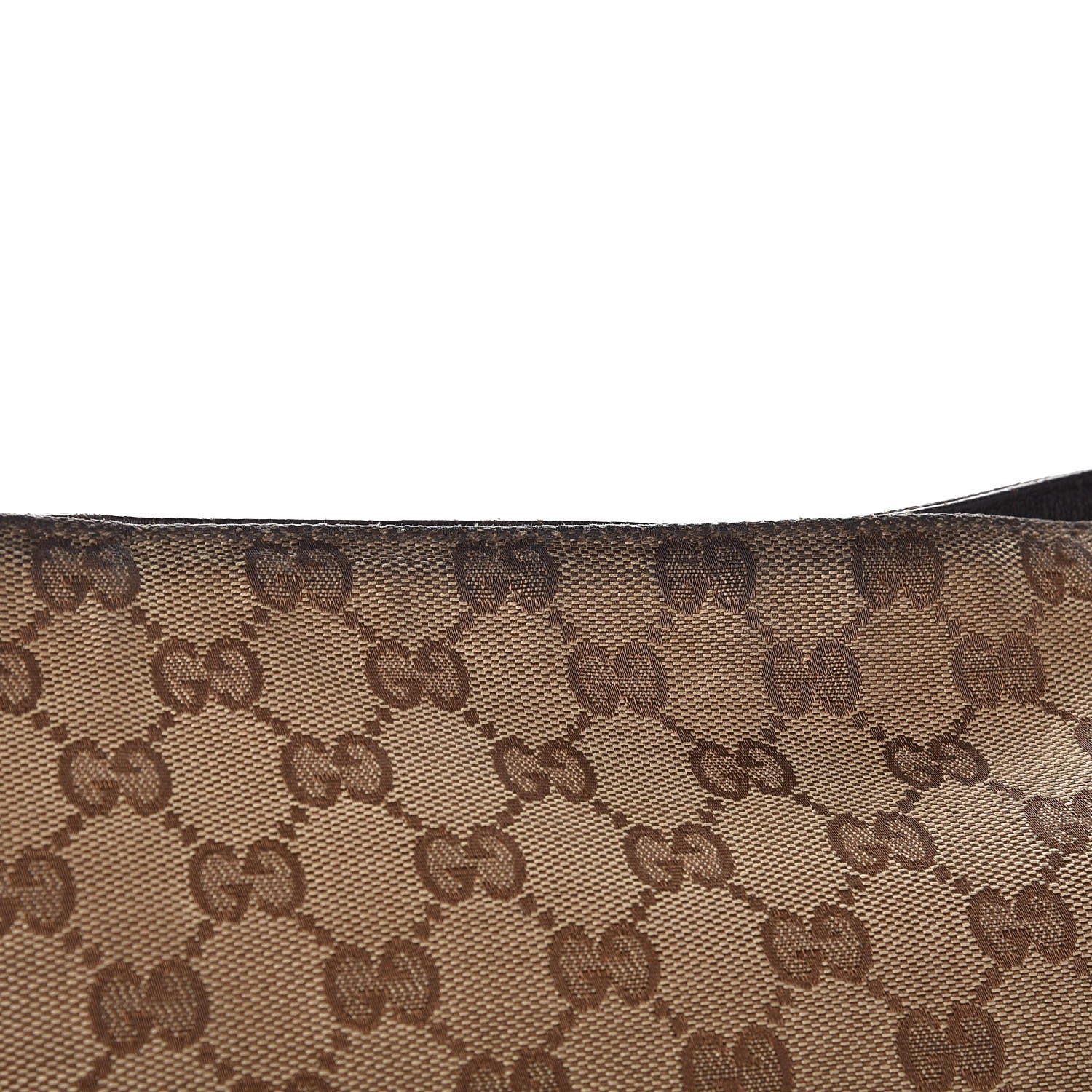 Gucci Monogram Large Flat Messenger Bag Dark Brown 8 of 9