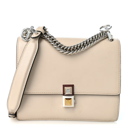 Fendi Vitello Liberty Studded Small Kan I Shoulder Bag Grigio Polvere Multicolor 1 of 11