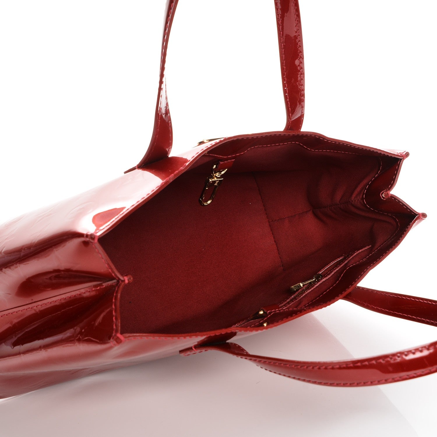 Louis Vuitton Vernis Wilshire PM Pomme D'Amour 5 of 6