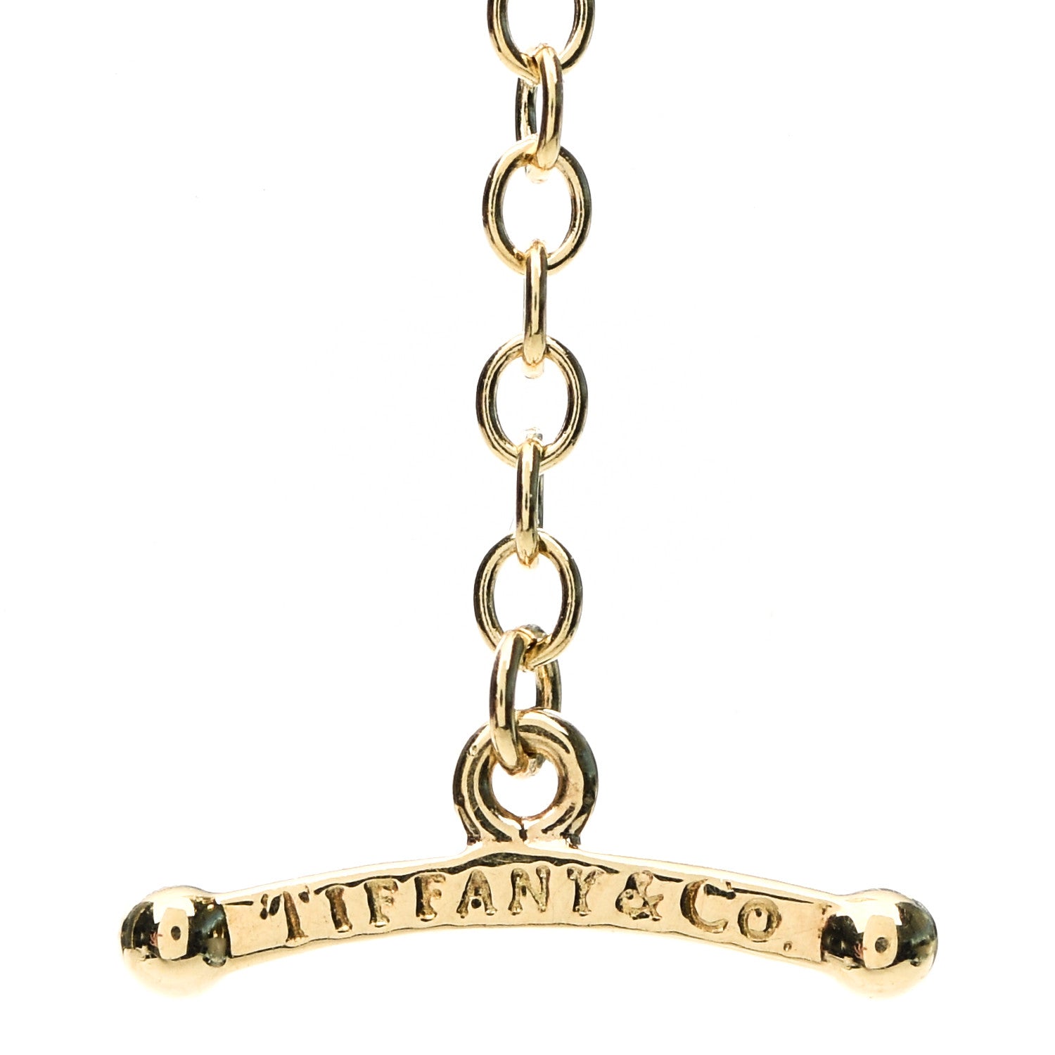 Tiffany 18K Yellow Gold 1.21ctw Elsa Peretti Diamonds by the Yard Sprinkle Necklace 4 of 7
