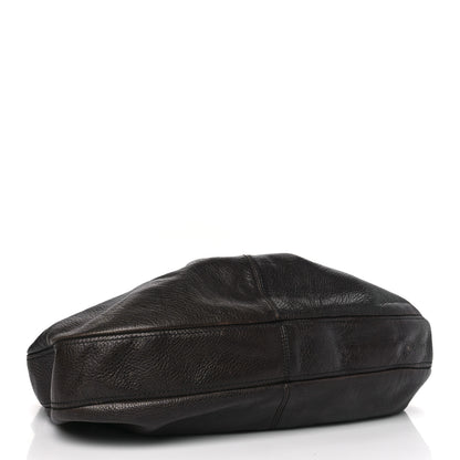 Burberry Calfskin Malika Hobo Dark Brown 4 of 11