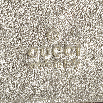 Gucci Monogram D Ring 6 Key Holder Case Gold 6 of 6