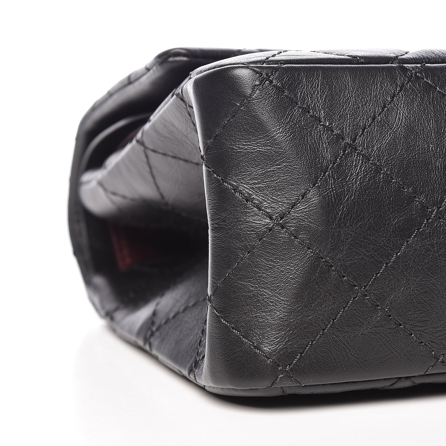 Chanel Aged Calfskin Quilted 2.55 Reissue 226 Flap Black 8 of 10