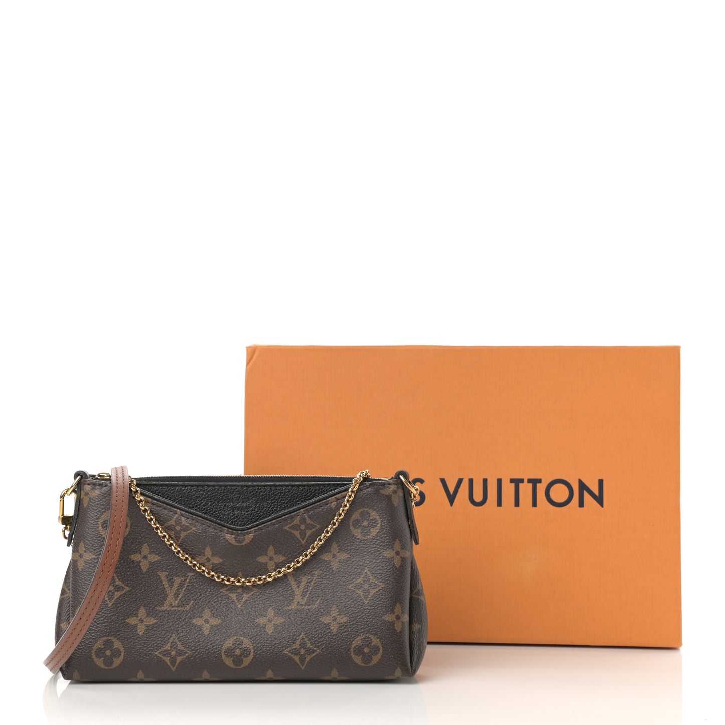 Monogram Pallas Clutch Black