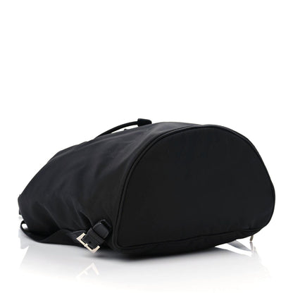 Prada Nylon Vela Saffiano Small Cinch Backpack Black 4 of 9