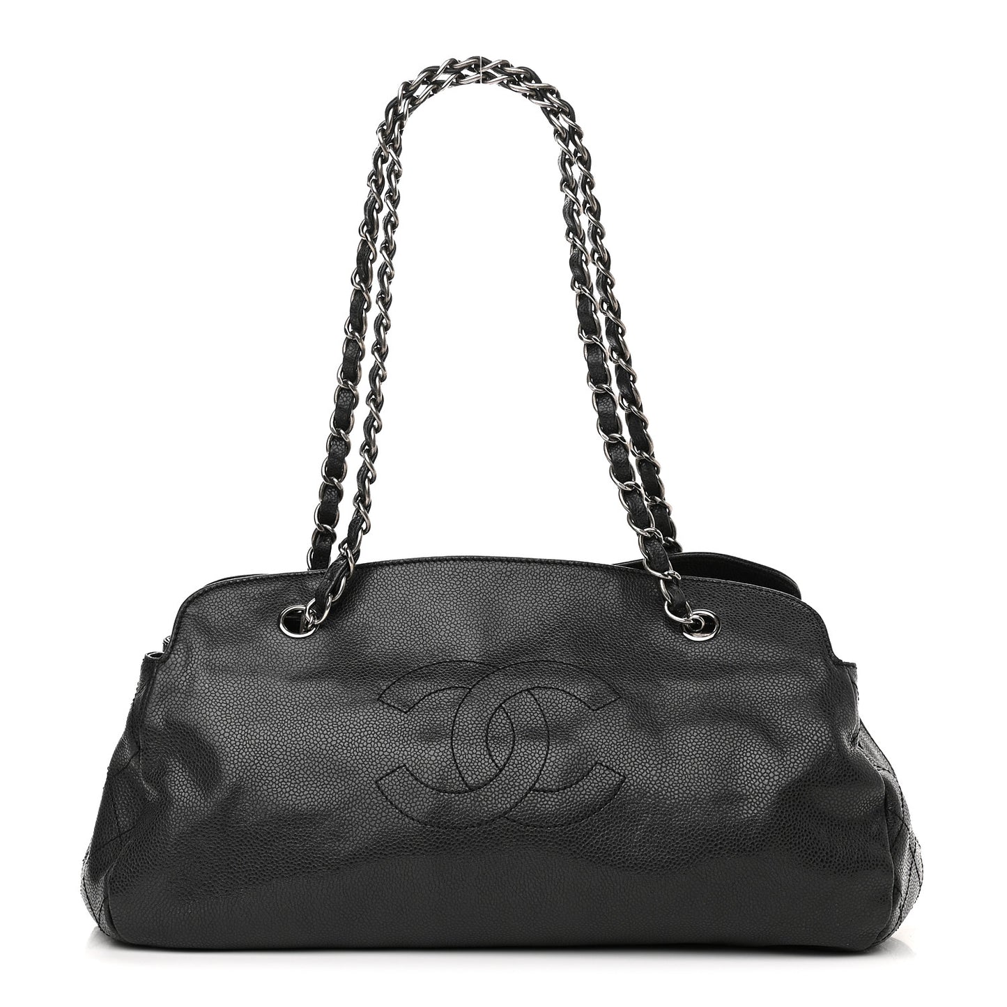 Caviar 31 CC Shoulder Bag Black