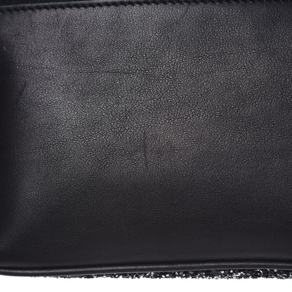 Saint Laurent Lambskin Glitter Belt Bag Metallic Black 11 of 11
