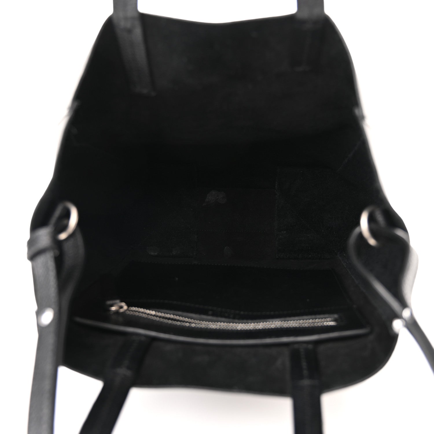 Celine Grained Calfskin Small Vertical Cabas Black 5 of 10