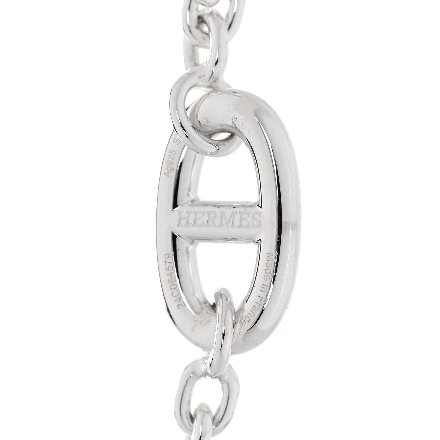 Hermes Sterling Silver Farandole Bracelet ST 3 of 4