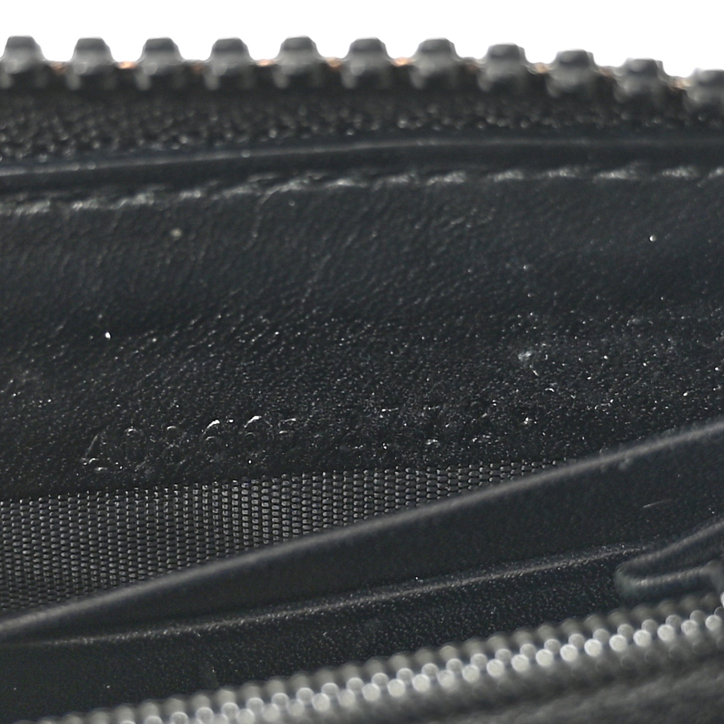 GG Supreme Monogram Blooms Zip Around Wallet Beige New Military Black
