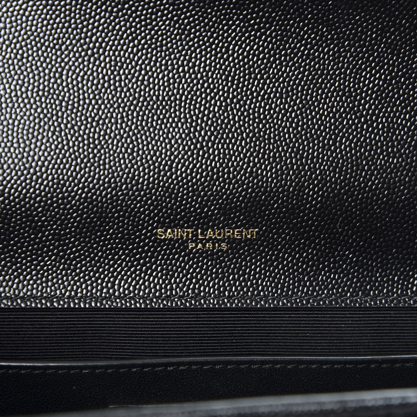 Grain De Poudre Textured Mixed Matelasse Triquilt Medium Monogram Satchel Black