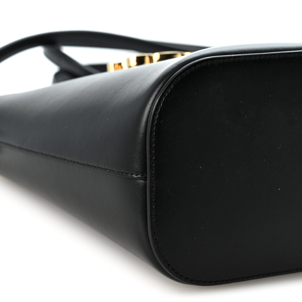 Celine Smooth Calfskin Triomphe Mini Louise Bag Black 8 of 9
