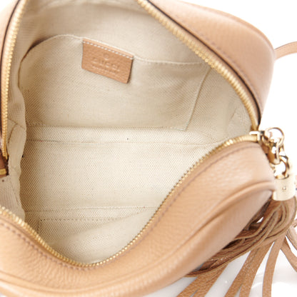Gucci Pebbled Calfskin Small Soho Disco Bag Rose Beige 5 of 11