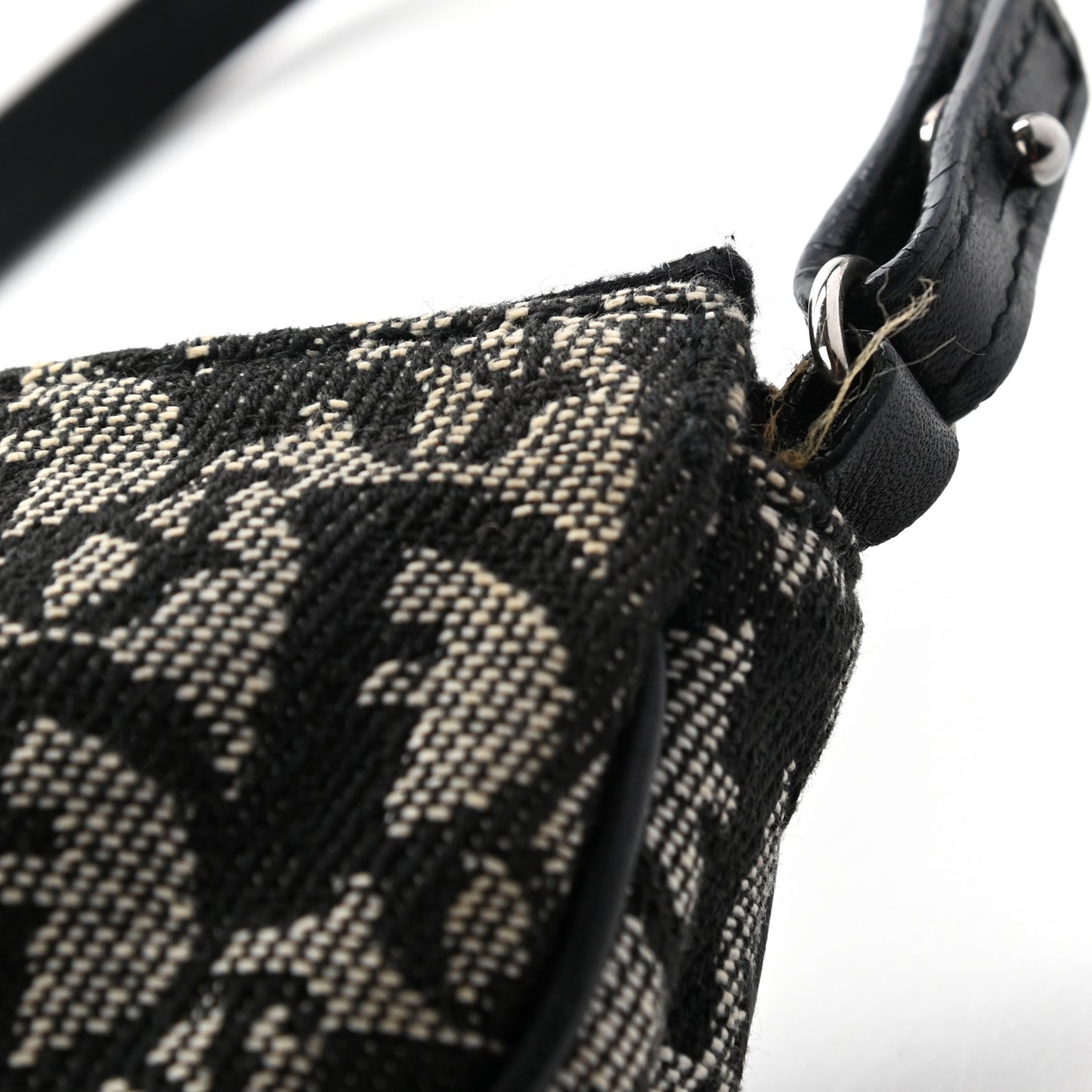 Monogram Mini Saddle Pochette Black