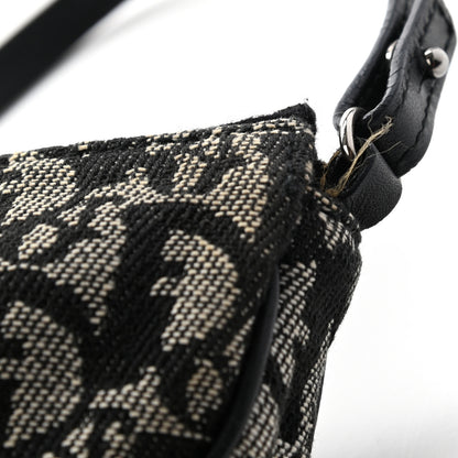Christian Dior Monogram Mini Saddle Pochette Black 8 of 12